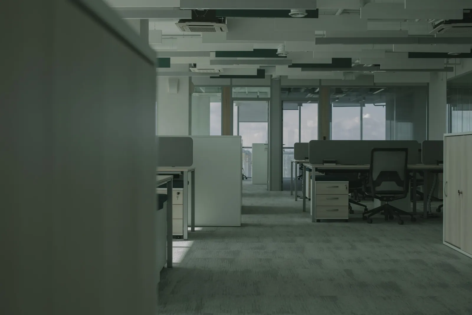 Modern open-plan office ready for a growing sales team