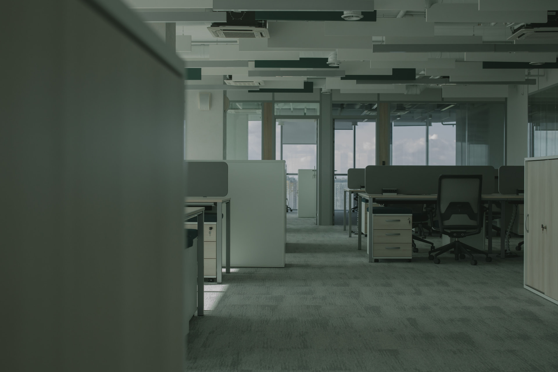 Modern open-plan office ready for a growing sales team
