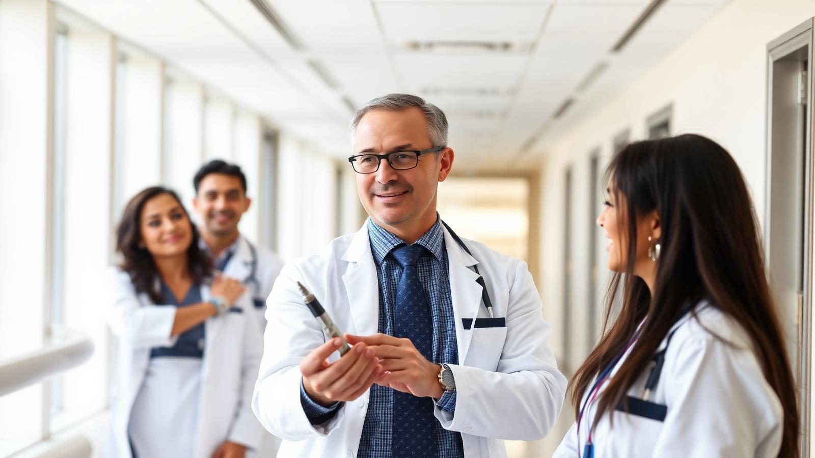 A specialized medical sales recruiter presents interview-ready candidates to a hiring manager